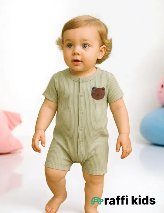 0-18 aylıq uşaqlar üçün yay sezon qisaqol sortik dəsti | sun and surf