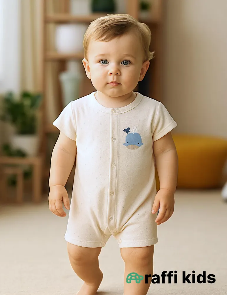Balina dostum rumper– 3-6 ay türkiyə istehsalı pambıq uşaq geyimi|Raffikids