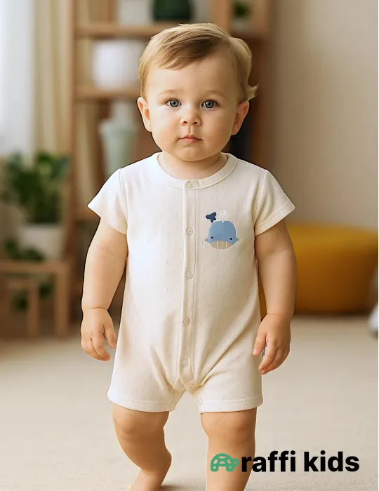 Balina dostum rumper– 3-6 ay türkiyə istehsalı pambıq uşaq geyimi|Raffikids