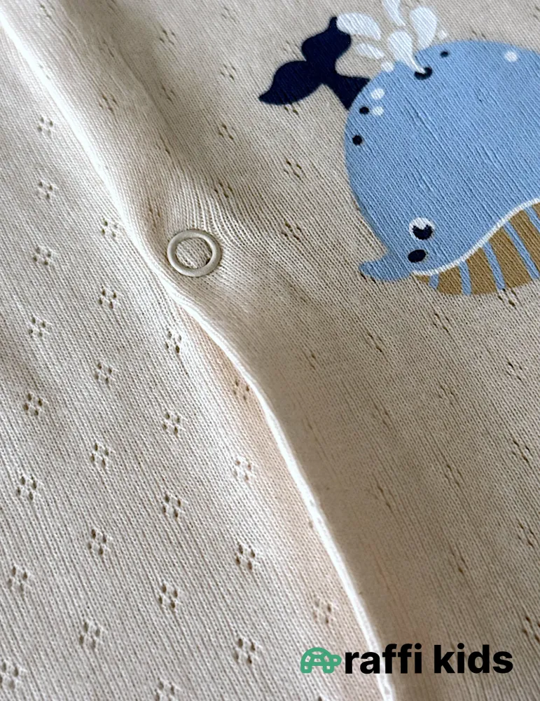 Balina dostum rumper– 3-6 ay türkiyə istehsalı pambıq uşaq geyimi|Raffikids