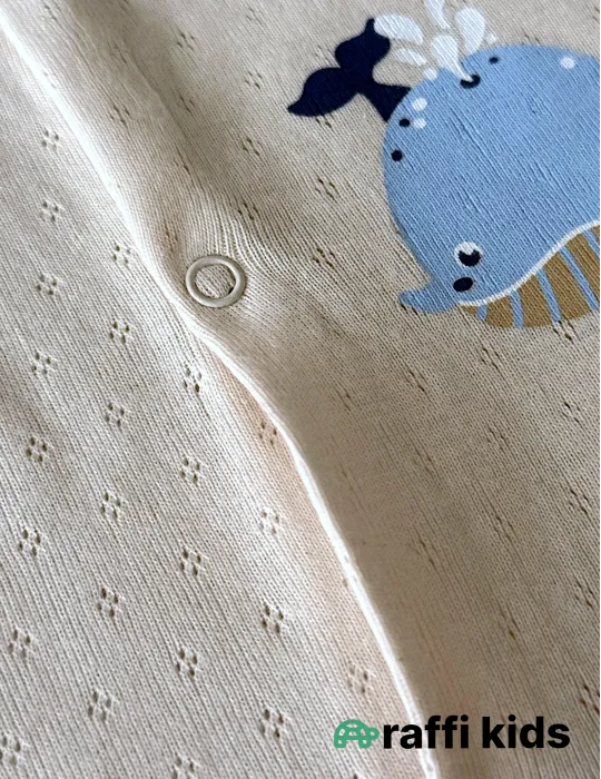 Balina dostum rumper– 3-6 ay türkiyə istehsalı pambıq uşaq geyimi|Raffikids