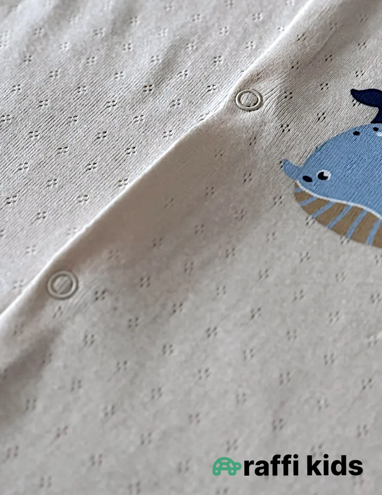 Balina dostum rumper– 3-6 ay türkiyə istehsalı pambıq uşaq geyimi|Raffikids