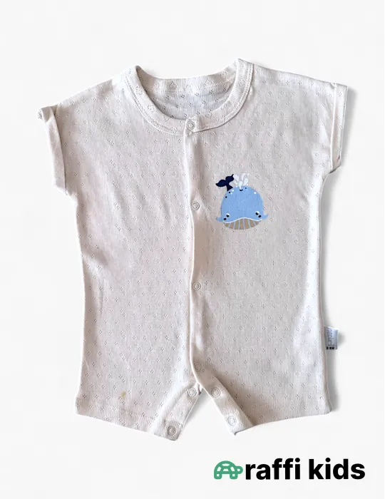 Balina dostum rumper– 3-6 ay türkiyə istehsalı pambıq uşaq geyimi|Raffikids