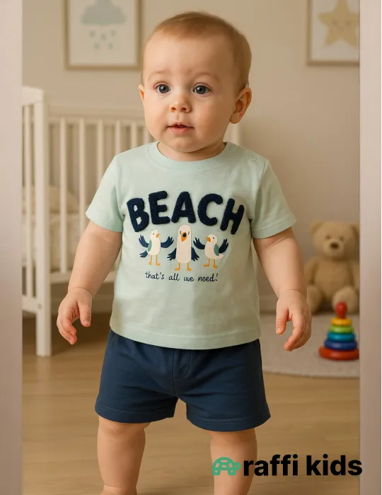 3 lü dəst, qisaqol və kimanoy body – 6-9 ay türkiyə istehsalı pambıq uşaq geyimi|Raffikids