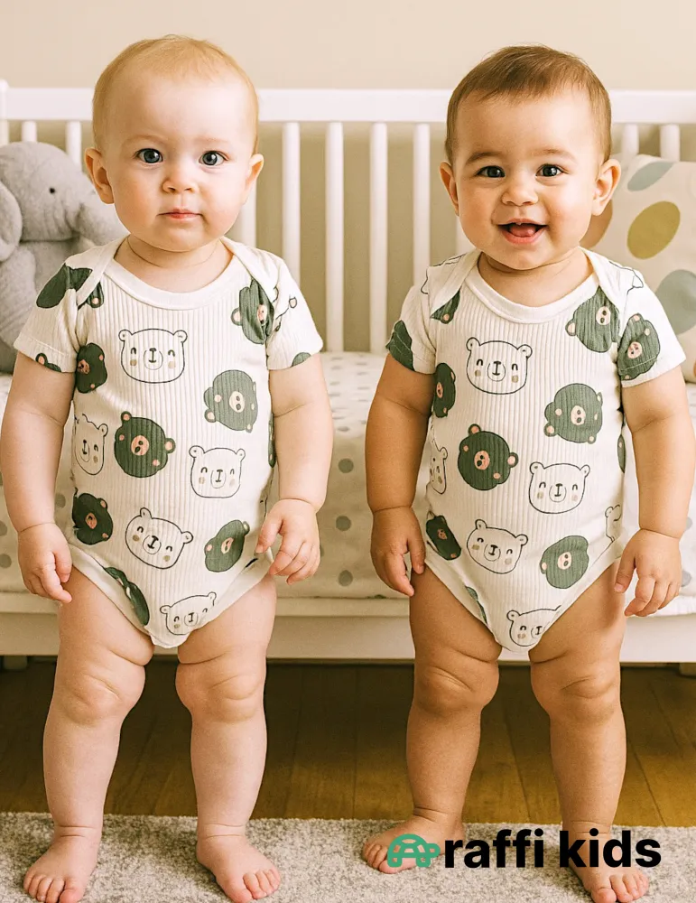 3 lü dəst, qisaqol və kimanoy body – 6-9 ay türkiyə istehsalı pambıq uşaq geyimi|Raffikids