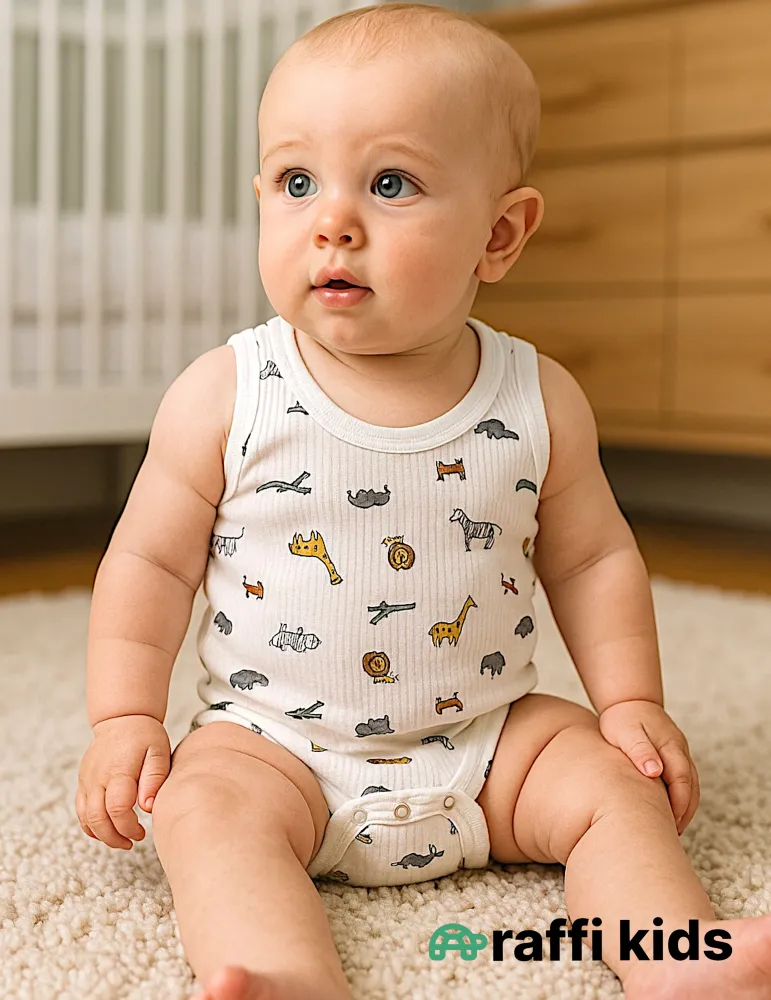 3 lü dəst, qisaqol və kimanoy body – 6-9 ay türkiyə istehsalı pambıq uşaq geyimi|Raffikids