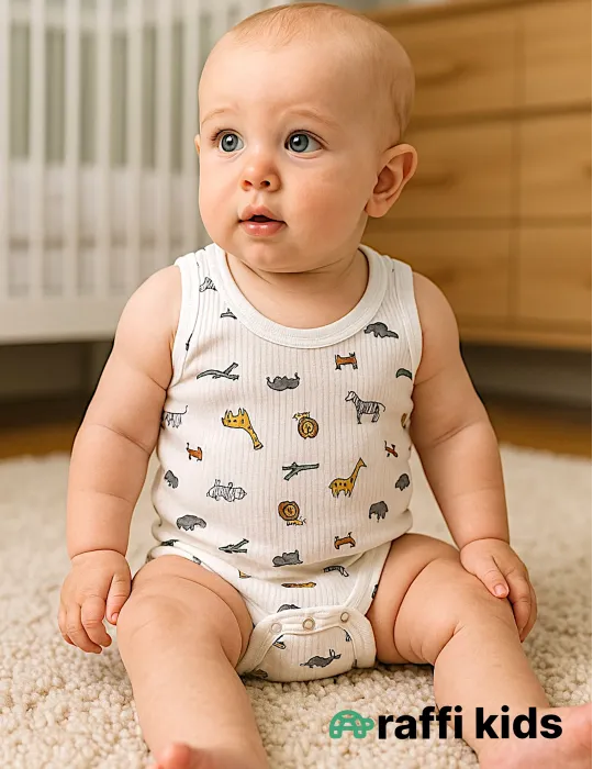 3 lü dəst, qisaqol və kimanoy body – 6-9 ay türkiyə istehsalı pambıq uşaq geyimi|Raffikids