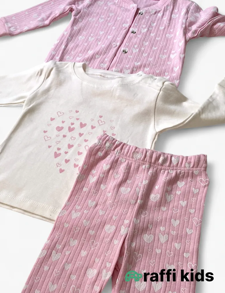 Balaca ürəklər –0-24 ay türkiyə istehsalı pambıq uşaq geyimi|Raffikids