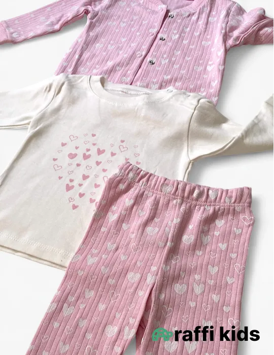 Balaca ürəklər –0-24 ay türkiyə istehsalı pambıq uşaq geyimi|Raffikids