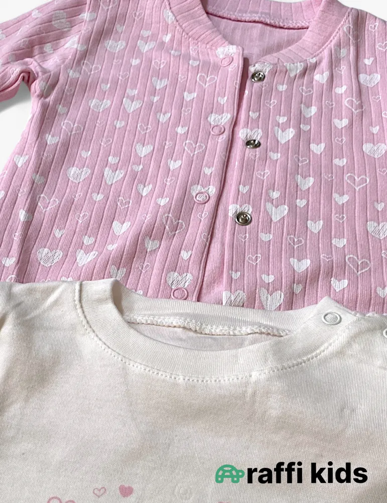 Balaca ürəklər –0-24 ay türkiyə istehsalı pambıq uşaq geyimi|Raffikids