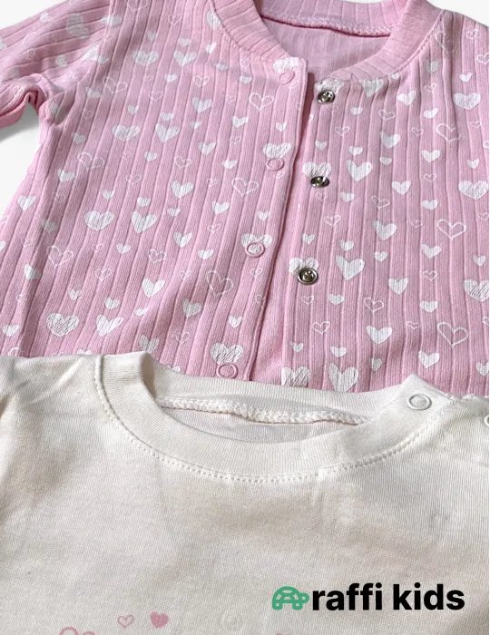 Balaca ürəklər –0-24 ay türkiyə istehsalı pambıq uşaq geyimi|Raffikids