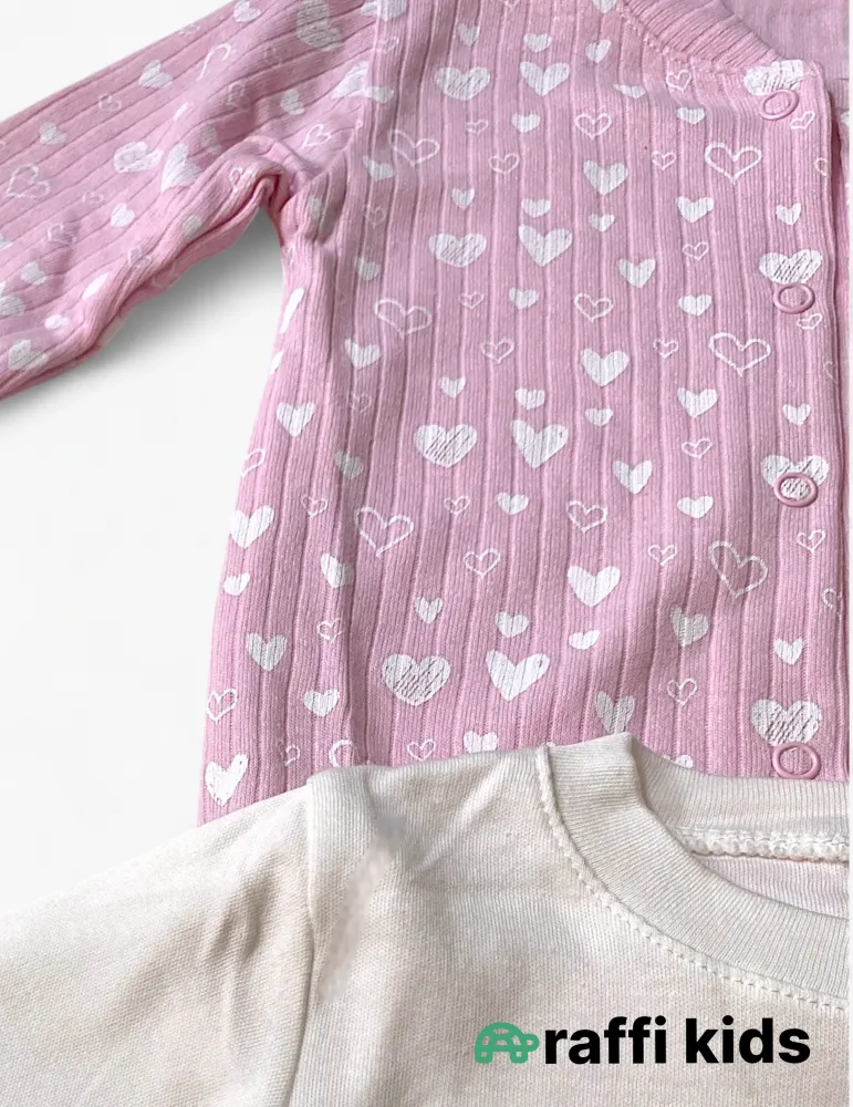 Balaca ürəklər –0-24 ay türkiyə istehsalı pambıq uşaq geyimi|Raffikids