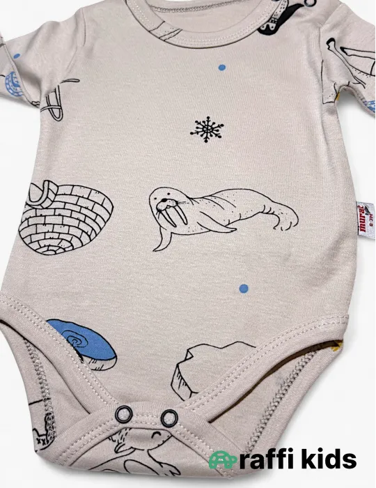 Antarktida uzunqol body - türkiyə istehsalı pambıq uşaq geyimi|Raffikids