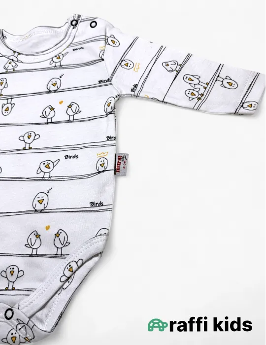 Sərçələr uzunqol body - türkiyə istehsalı pambıq uşaq geyimi|Raffikids