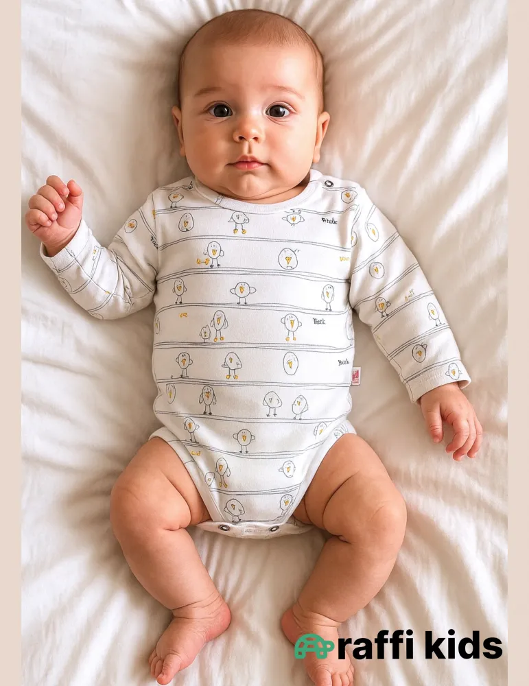 Sərçələr uzunqol body - türkiyə istehsalı pambıq uşaq geyimi|Raffikids