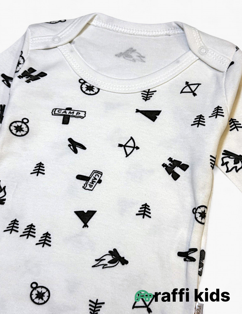 Camping uzunqol body - türkiyə istehsalı pambıq uşaq geyimi|Raffikids