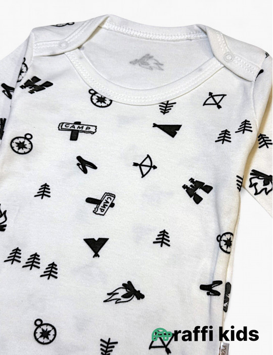 Camping uzunqol body - türkiyə istehsalı pambıq uşaq geyimi|Raffikids