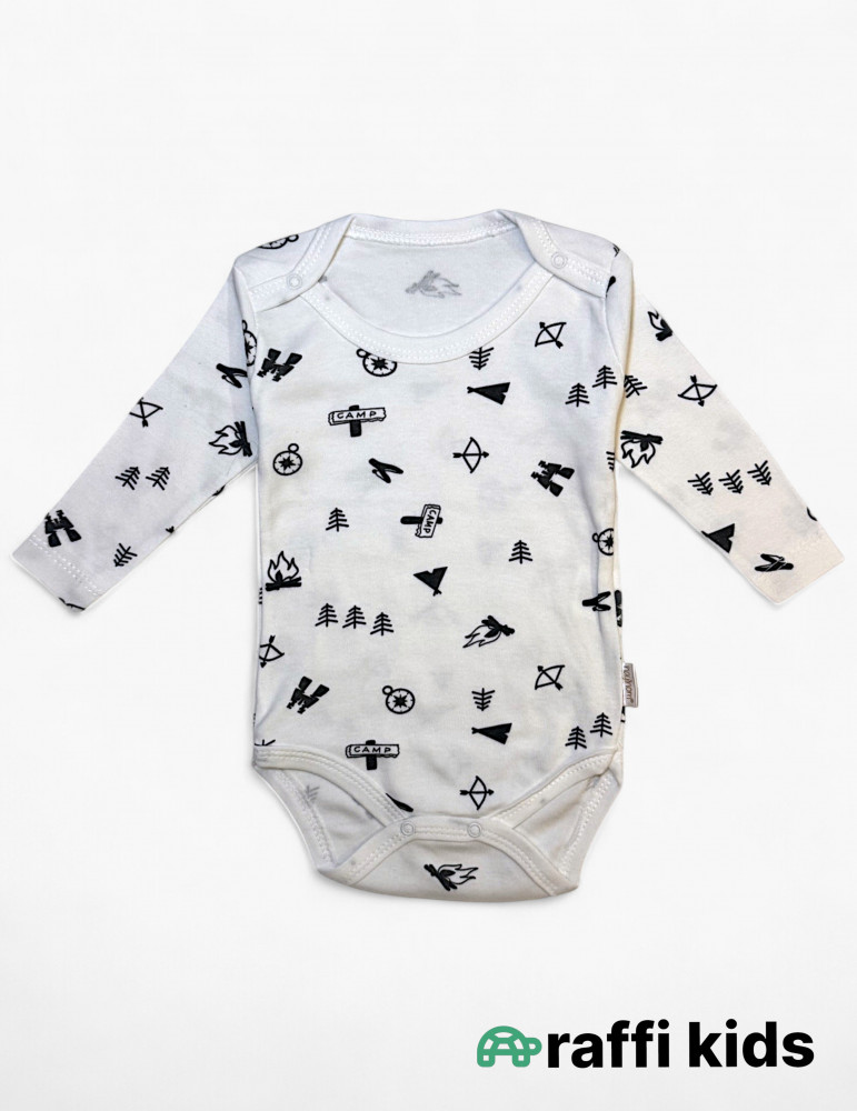 Camping uzunqol body - türkiyə istehsalı pambıq uşaq geyimi|Raffikids