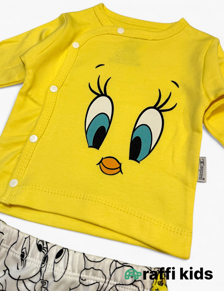 Tweety 5-li dəst - türkiyə istehsalı pambıq uşaq geyimi|Raffikids