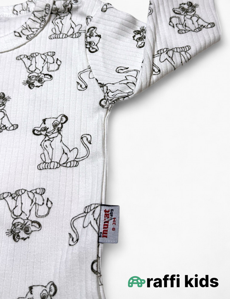Lion king uzunqol body - türkiyə istehsalı pambıq uşaq geyimi|Raffikids
