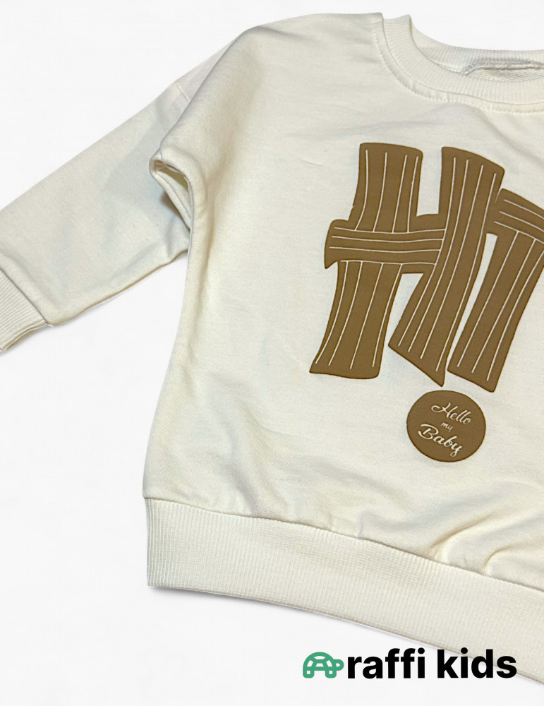 Hello my baby 2-li dəst - türkiyə istehsalı pambıq uşaq geyimi|Raffikids