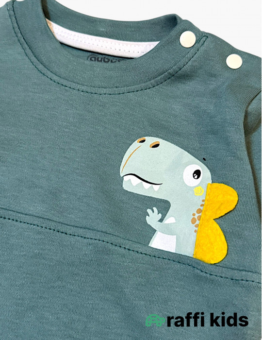 Dinozavr 2-li dəst - türkiyə istehsalı pambıq uşaq geyimi|Raffikids