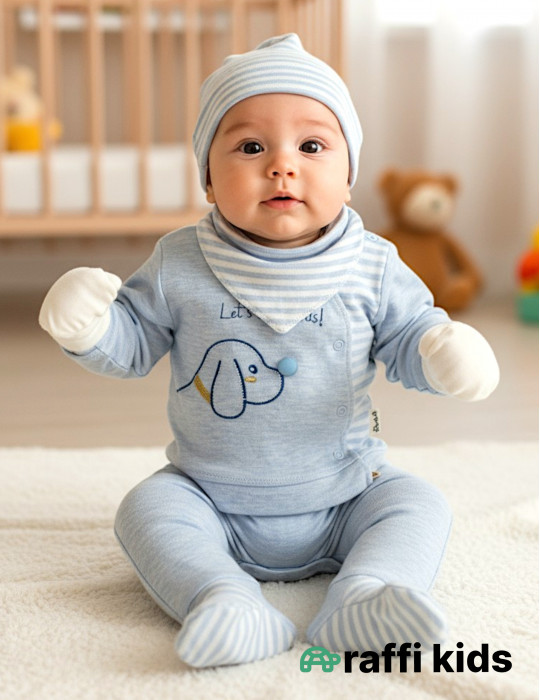 Lets be friend 5-li dəst -  türkiyə istehsalı pambıq uşaq geyimi|Raffikids