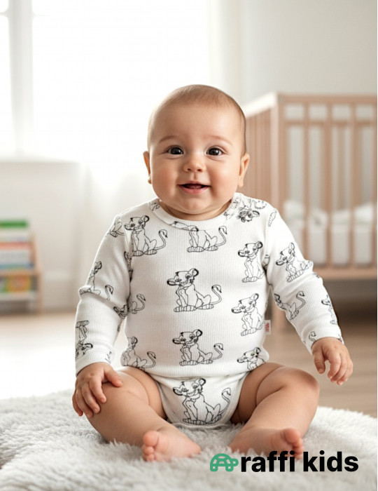 Lion king uzunqol body - türkiyə istehsalı pambıq uşaq geyimi|Raffikids