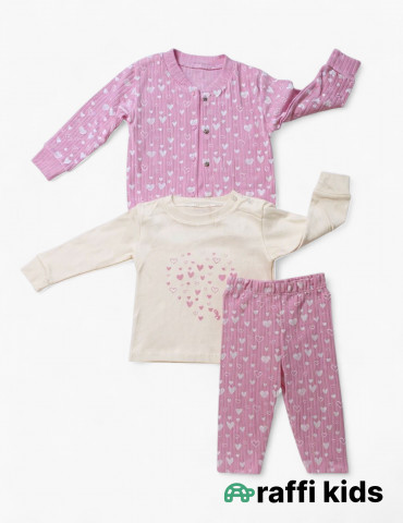 Balaca ürəklər –0-24 ay türkiyə istehsalı pambıq uşaq geyimi|Raffikids 2