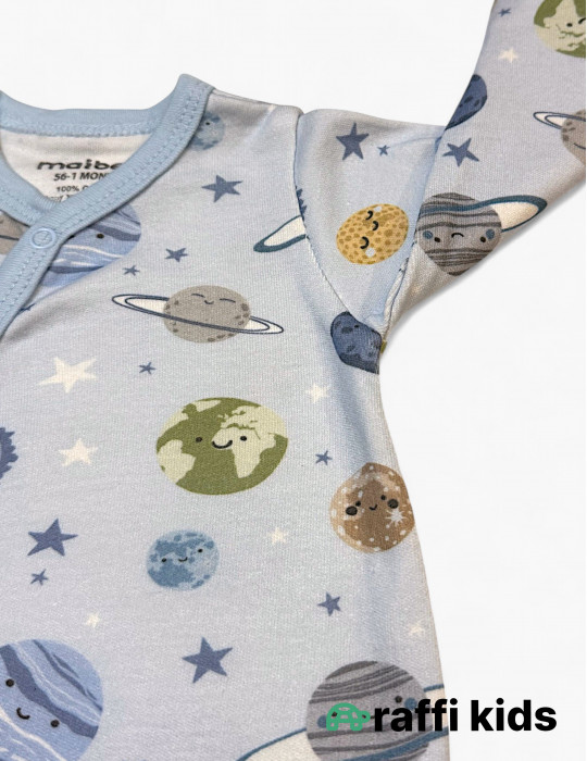 Planetler özündən əlcəkli ayaqı bağlı tulum-türkiyə istehsalı pambıq uşaq geyimi|Raffikids