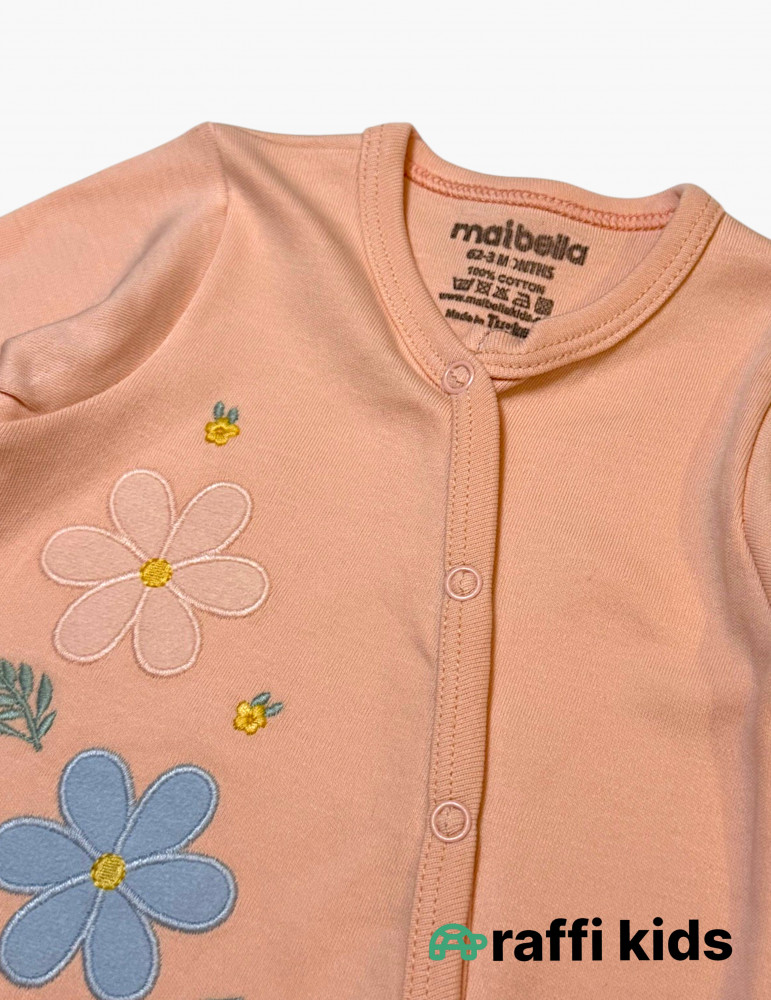 Payız özündən əlcəkli ayaqı bağlı tulum - türkiyə istehsalı pambıq uşaq geyimi|Raffikids