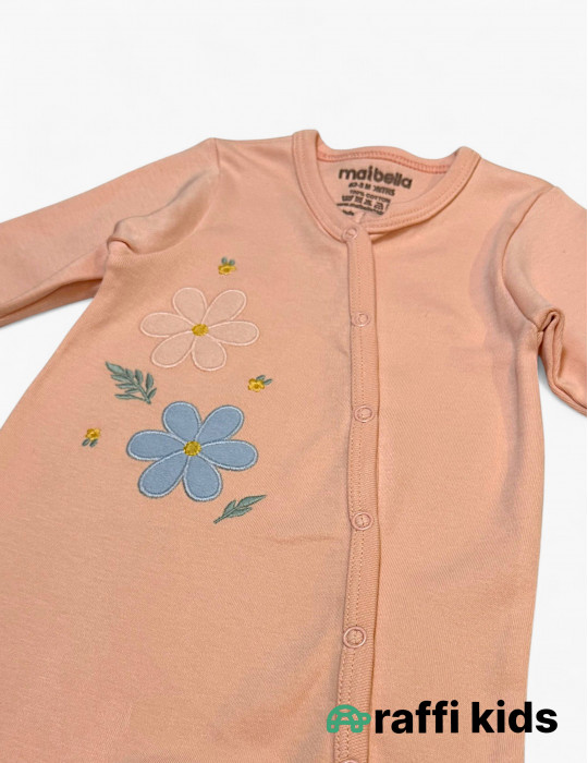 Payız özündən əlcəkli ayaqı bağlı tulum - türkiyə istehsalı pambıq uşaq geyimi|Raffikids