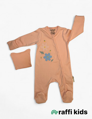 Payız özündən əlcəkli ayaqı bağlı tulum - türkiyə istehsalı pambıq uşaq geyimi|Raffikids 2