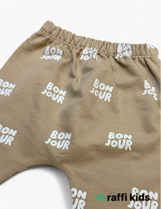 Bonjour 2-li dəst - türkiyə istehsalı pambıq uşaq geyimi|Raffikids