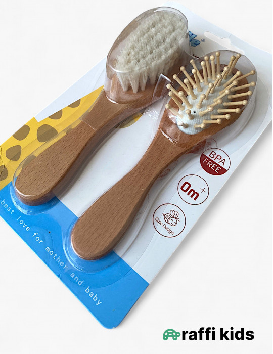 Taxta orqanik daraq seti|Raffikids