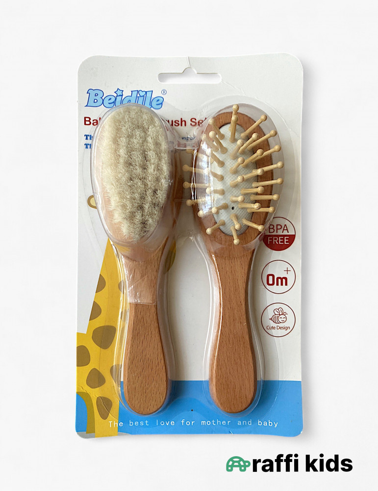 Taxta orqanik daraq seti|Raffikids