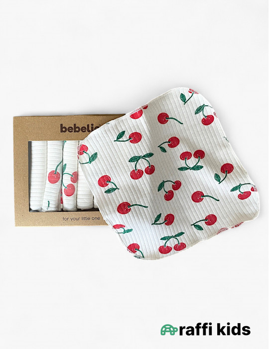 Körpə üçün orqanik pambıq ağız dəsmalı seti|Raffikids