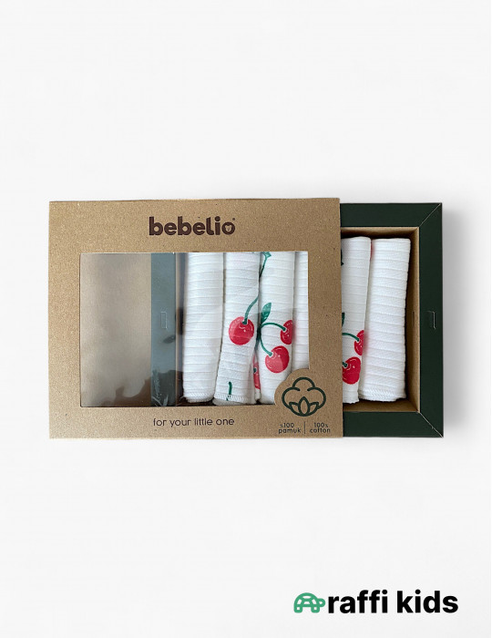 Körpə üçün orqanik pambıq ağız dəsmalı seti|Raffikids