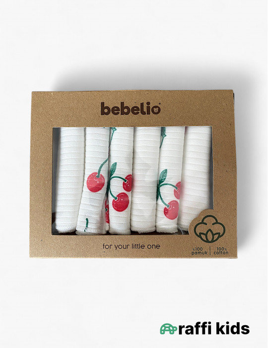 Körpə üçün orqanik pambıq ağız dəsmalı seti|Raffikids
