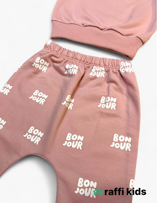 Amour 2-li dəst-türkiyə istehsalı pambıq uşaq geyimi|Raffikids