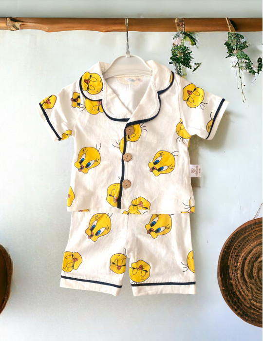 0-18 aylıq uşaqlar üçün yay sezon qisaqol sortik dəsti | sun and surf