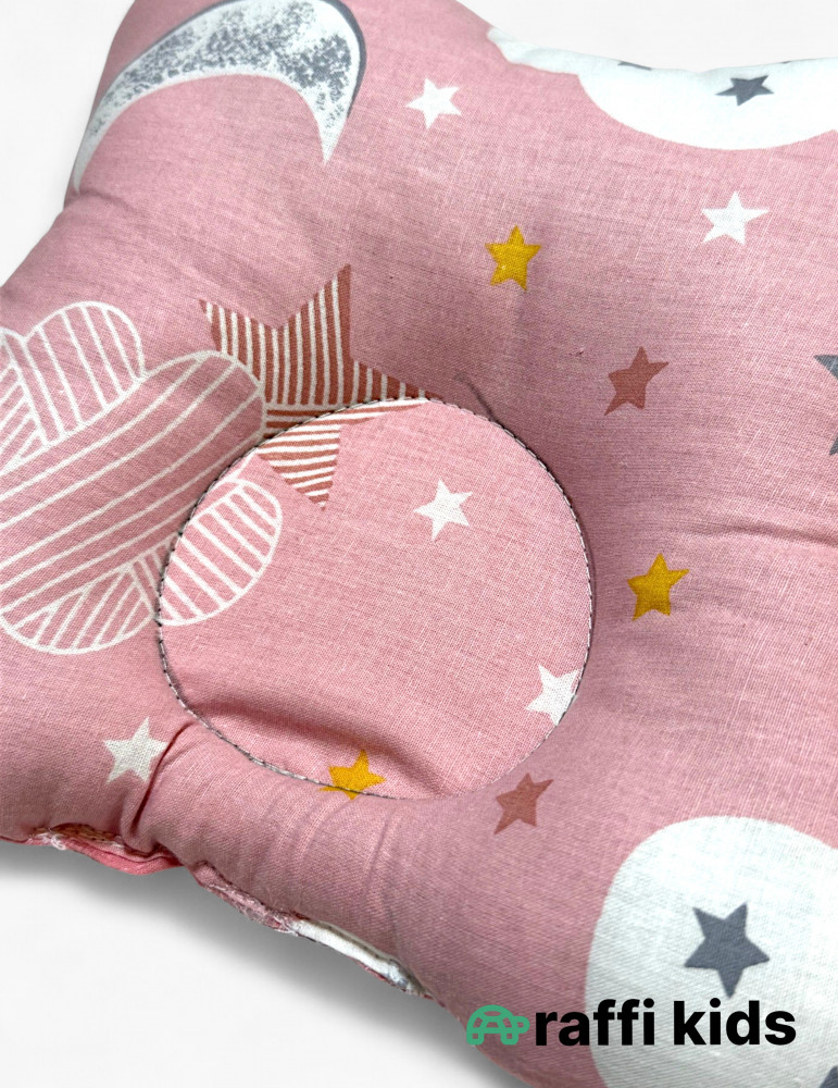Çəhrayı körpə yastığı - türkiyə istehsalı pambıq uşaq geyimi|Raffikids