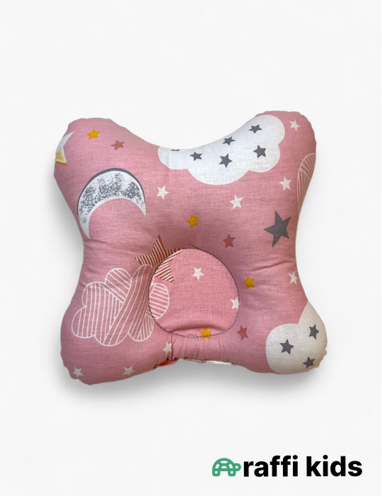 Çəhrayı körpə yastığı - türkiyə istehsalı pambıq uşaq geyimi|Raffikids