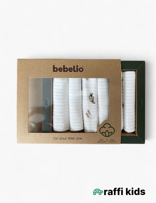 Körpə üçün orqanik pambıq ağız dəsmalı seti türkiyə istehsalı |Raffikids