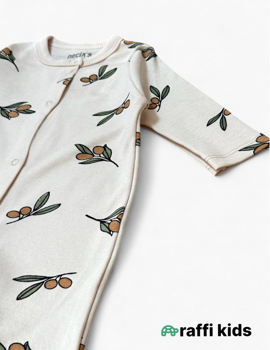 Zeytunlar ayaqı bağlı tulum-türkiyə istehsalı pambıq uşaq geyimi|Raffikids