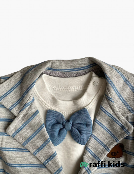 Chaplin 3-lü dəst-türkiyə istehsalı pambıq uşaq geyimi|Raffikids