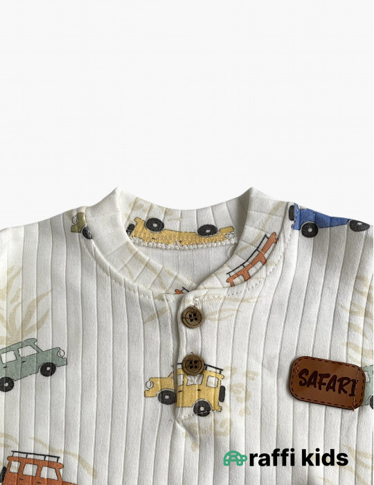 Mənim maşınlarım 2-li dəst-türkiyə istehsalı pambıq uşaq geyimi|Raffikids