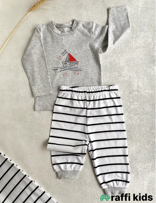 Balaca dənizçi pijama-türkiyə istehsalı pambıq uşaq geyimi|Raffikids