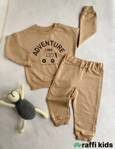 Adventure time 2-li dəst-türkiyə istehsalı pambıq uşaq geyimi|Raffikids 2