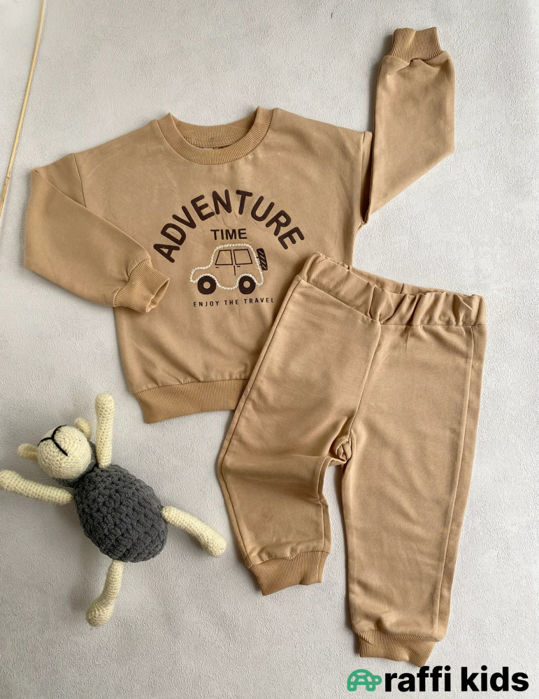 Adventure time 2-li dəst-türkiyə istehsalı pambıq uşaq geyimi|Raffikids